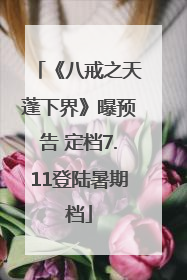 《八戒之天蓬下界》曝预告 定档7.11登陆暑期档