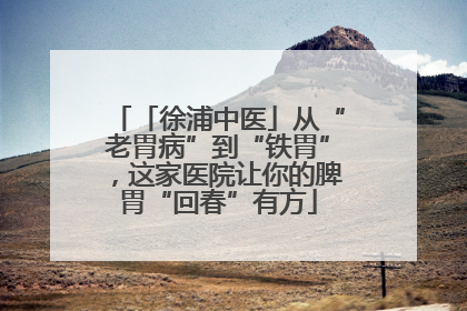 「徐浦中医」从“老胃病”到“铁胃”，这家医院让你的脾胃“回春”有方