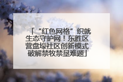“红色网格”织就生态守护网！东胜区营盘壕社区创新模式破解禁牧禁垦难题