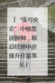 “头号央企”中核集团换帅，原总经理申彦锋升任董事长