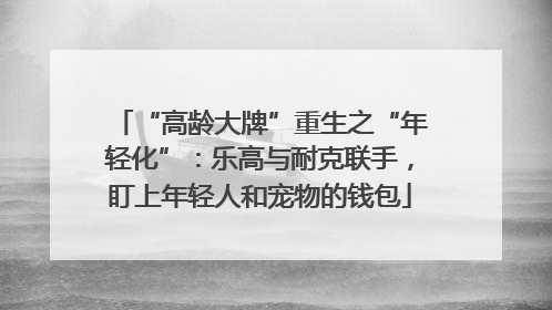 “高龄大牌”重生之“年轻化”：乐高与耐克联手，盯上年轻人和宠物的钱包