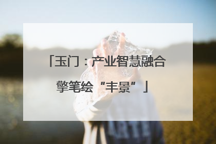 玉门：产业智慧融合 擎笔绘“丰景”
