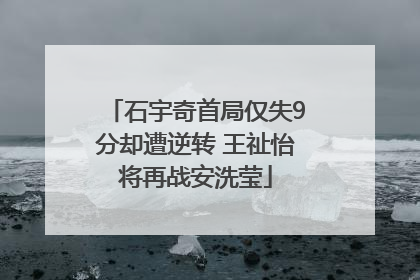 石宇奇首局仅失9分却遭逆转 王祉怡将再战安洗莹