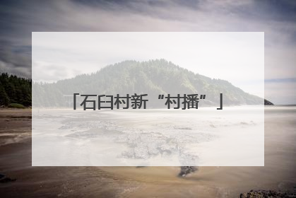 石臼村新“村播”