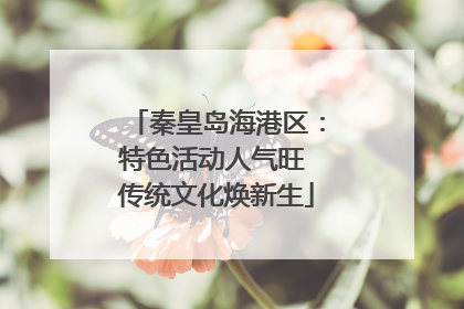 秦皇岛海港区：特色活动人气旺 传统文化焕新生