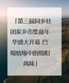 第三届同乡社团家乡市集嘉年华盛大开幕 巴蜀情缘中的绵阳风味