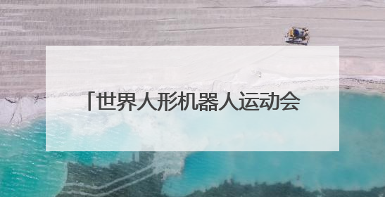 世界人形机器人运动会官方报名通道已开启
