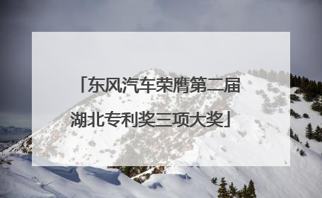 东风汽车荣膺第二届湖北专利奖三项大奖