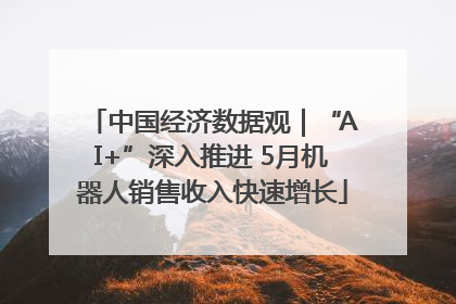 中国经济数据观｜“AI+”深入推进 5月机器人销售收入快速增长