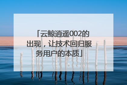 云鲸逍遥002的出现，让技术回归服务用户的本质
