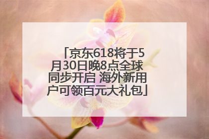 京东618将于5月30日晚8点全球同步开启 海外新用户可领百元大礼包