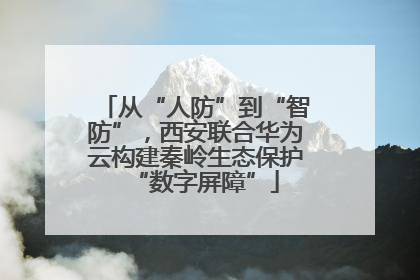 从“人防”到“智防”，西安联合华为云构建秦岭生态保护“数字屏障”