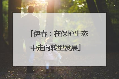 伊春：在保护生态中走向转型发展