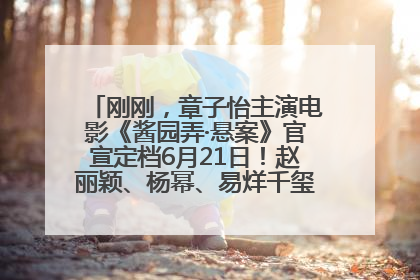 刚刚，章子怡主演电影《酱园弄·悬案》官宣定档6月21日！赵丽颖、杨幂、易烊千玺等角色海报曝光