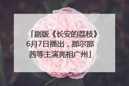 剧版《长安的荔枝》6月7日播出，那尔那茜等主演亮相广州