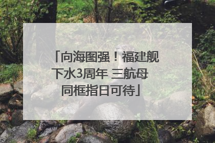 向海图强！福建舰下水3周年 三航母同框指日可待