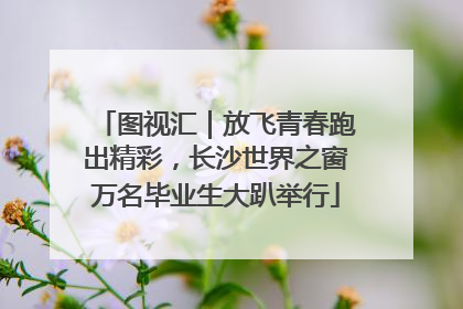 图视汇｜放飞青春跑出精彩，长沙世界之窗万名毕业生大趴举行