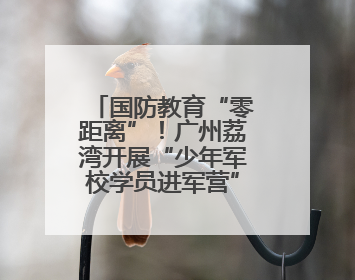国防教育“零距离”！广州荔湾开展“少年军校学员进军营”活动