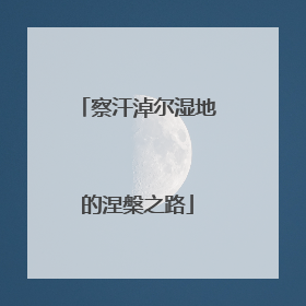 察汗淖尔湿地的涅槃之路