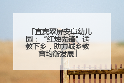 宜宾翠屏安阜幼儿园：“红烛先锋”送教下乡，助力城乡教育均衡发展