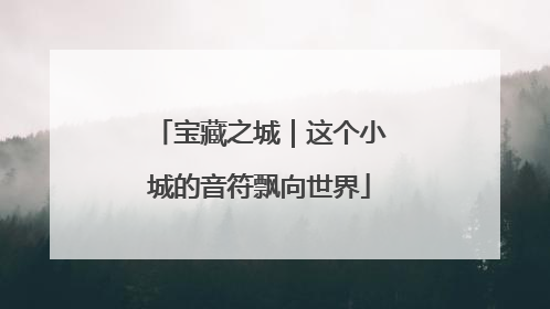 宝藏之城｜这个小城的音符飘向世界