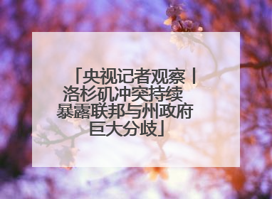 央视记者观察丨洛杉矶冲突持续 暴露联邦与州政府巨大分歧