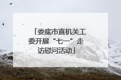 娄底市直机关工委开展“七一”走访慰问活动