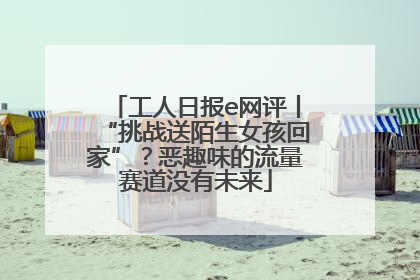 工人日报e网评丨“挑战送陌生女孩回家”？恶趣味的流量赛道没有未来