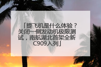 提飞机是什么体验？关闭一侧发动机极限测试，南航湖北首架全新C909入列