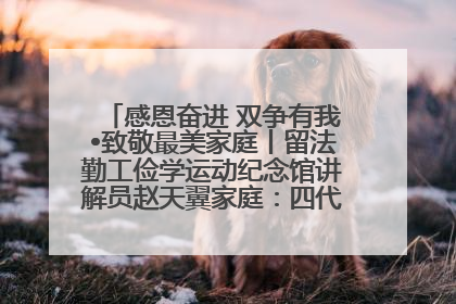 感恩奋进 双争有我•致敬最美家庭丨留法勤工俭学运动纪念馆讲解员赵天翼家庭：四代人一脉相承赤子心
