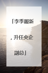 李季履新，升任央企副总