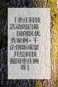 枣庄科技活动周启幕：国创区优秀案例+千企创新成果 共绘科技强国枣庄画卷