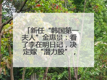 新任“韩国第一夫人”金惠景：看了李在明日记，决定嫁“潜力股”，曾是钢琴老师，一开始并不支持丈夫从政