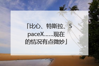 比心、特斯拉、SpaceX……现在的情况有点微妙