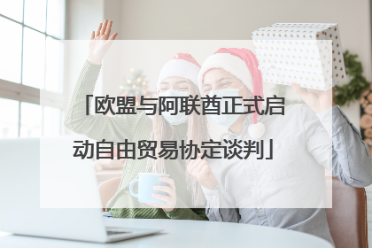 欧盟与阿联酋正式启动自由贸易协定谈判