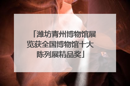 潍坊青州博物馆展览获全国博物馆十大陈列展精品奖