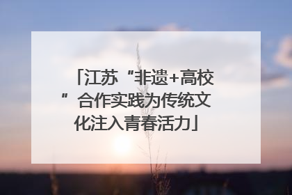 江苏“非遗+高校”合作实践为传统文化注入青春活力