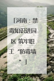 河南：禁毒知识进园区 筑牢职工“防毒墙”