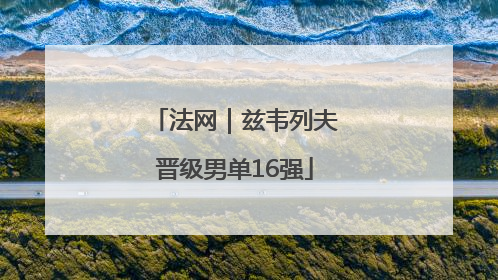 法网｜兹韦列夫晋级男单16强