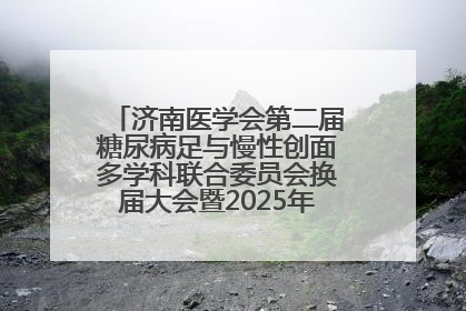 济南医学会第二届糖尿病足与慢性创面多学科联合委员会换届大会暨2025年学术年会成功举行