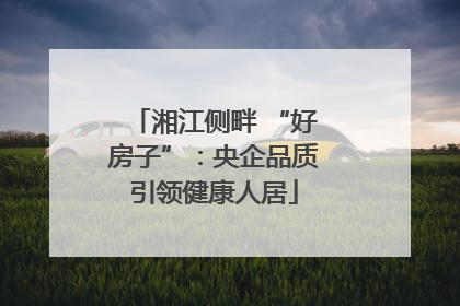 湘江侧畔 “好房子”：央企品质引领健康人居