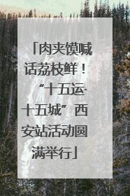 肉夹馍喊话荔枝鲜！“十五运·十五城”西安站活动圆满举行