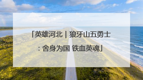 英雄河北｜狼牙山五勇士：舍身为国 铁血英魂