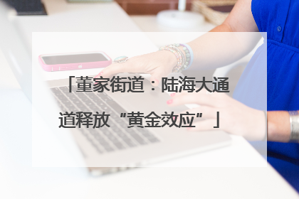 董家街道：陆海大通道释放“黄金效应”