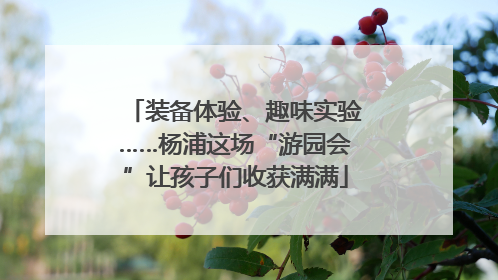 装备体验、趣味实验……杨浦这场“游园会”让孩子们收获满满