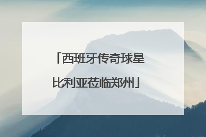 西班牙传奇球星 比利亚莅临郑州