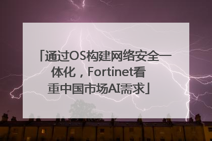 通过OS构建网络安全一体化，Fortinet看重中国市场AI需求