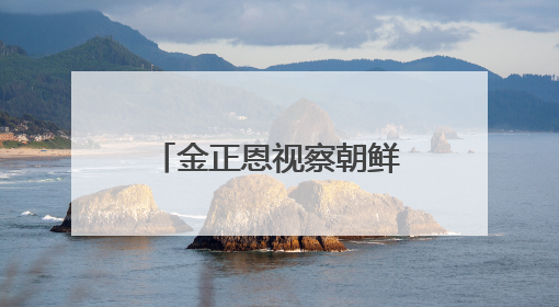 金正恩视察朝鲜重要军工企业