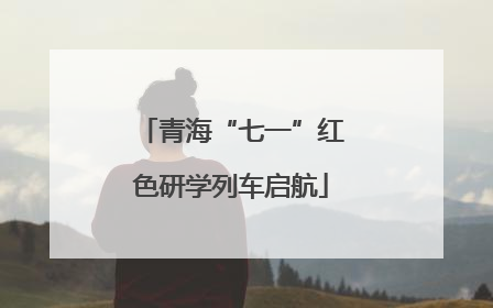 青海“七一”红色研学列车启航