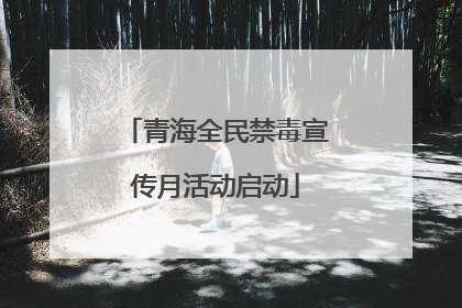青海全民禁毒宣传月活动启动